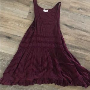 Free People dress/ cover up in Wine color
